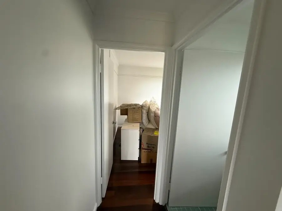 Freshly painted hallway with polished timber floors